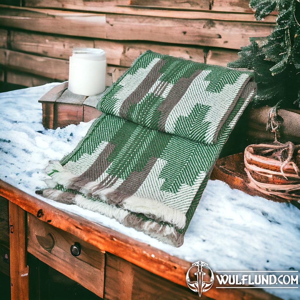 SHEVITZA traditional wool blanket from the Balkans natural Woolen blankets Woolen products Fashion Wulflund