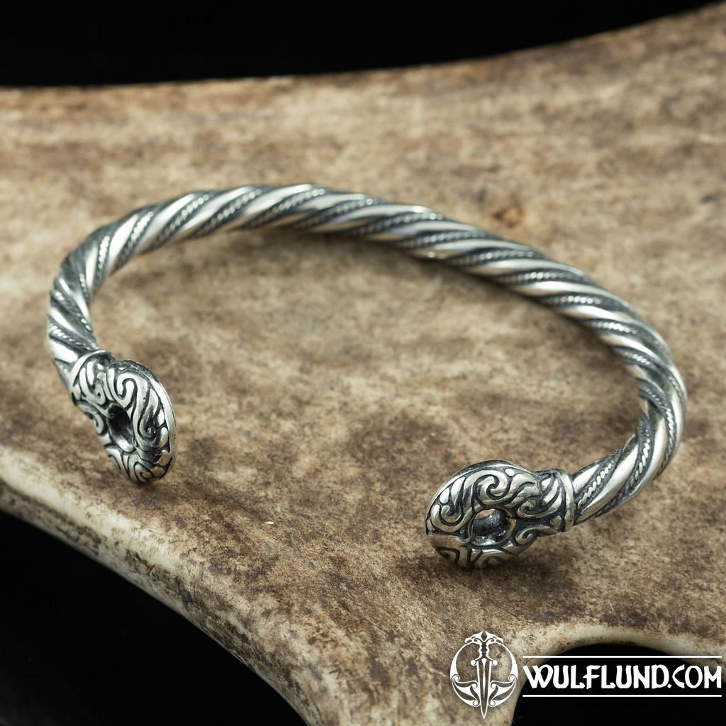 Keltischen Kriegers Armband, Sterling Silber, Ag 925 Armbänder -  Historische Schmuck Silber Schmuckstücke, Schmuckstücke - wulflund.com