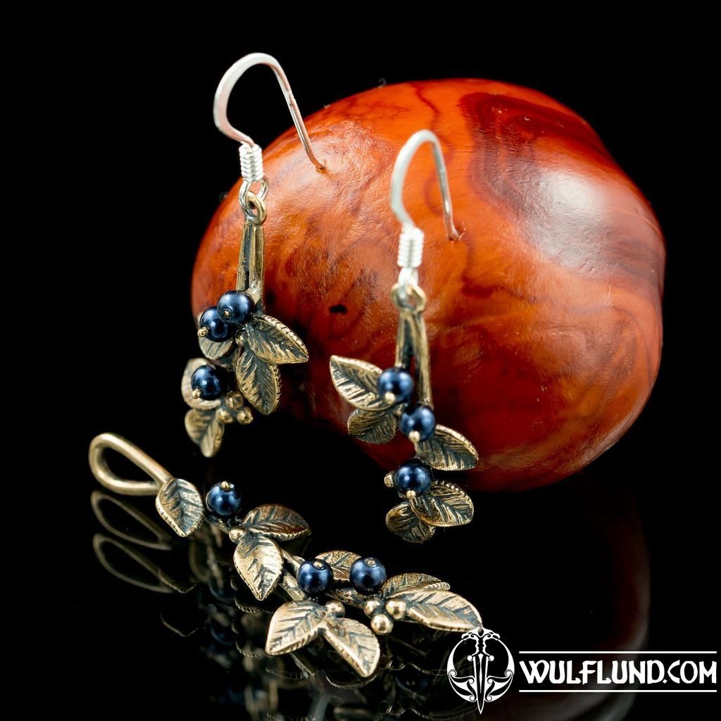 Blueberries, jewellery set, bronze costume jewellery Jewellery -  wulflund.com