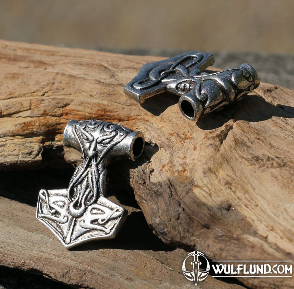 Købelev Runic Thor's Hammer Necklace Sterling Silver - Nord Emporium