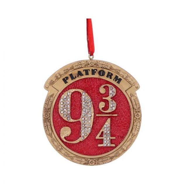 Harry Potter Platform 9 3/4 Holiday Ornament with 9 3/4 Necklace