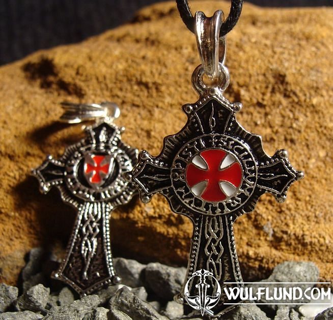 YouU 2 Pcs Masonic Knights Templar Crusader Red Cross Stainless Steel Pendant  Necklace and Ring for Men : Amazon.in: Fashion