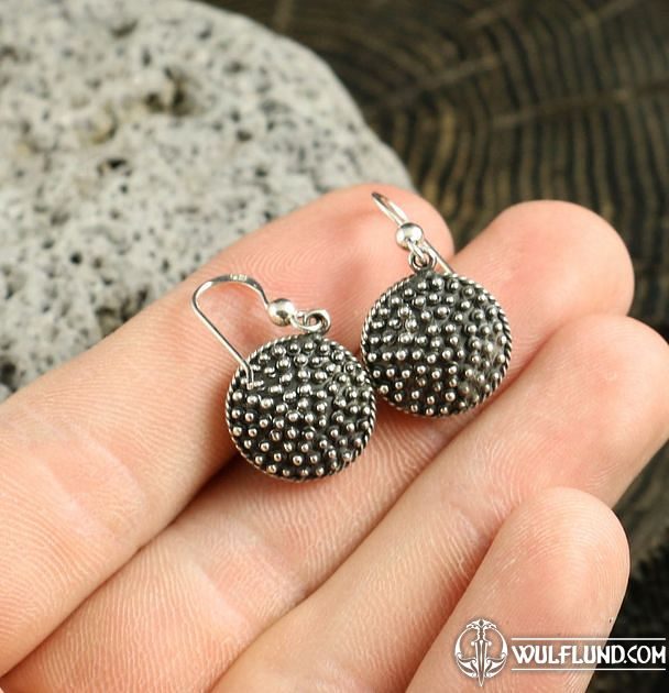 MILA, Early Medieval Silver Earrings earrings - historical jewelry silver  jewels, Jewellery - wulflund.com