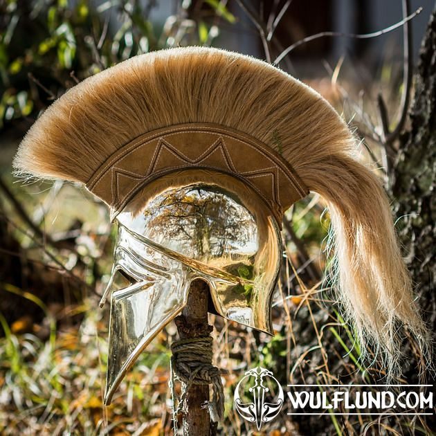 Greek Helmet with Plume Roman and Celtic Helmets Helmets, Armour