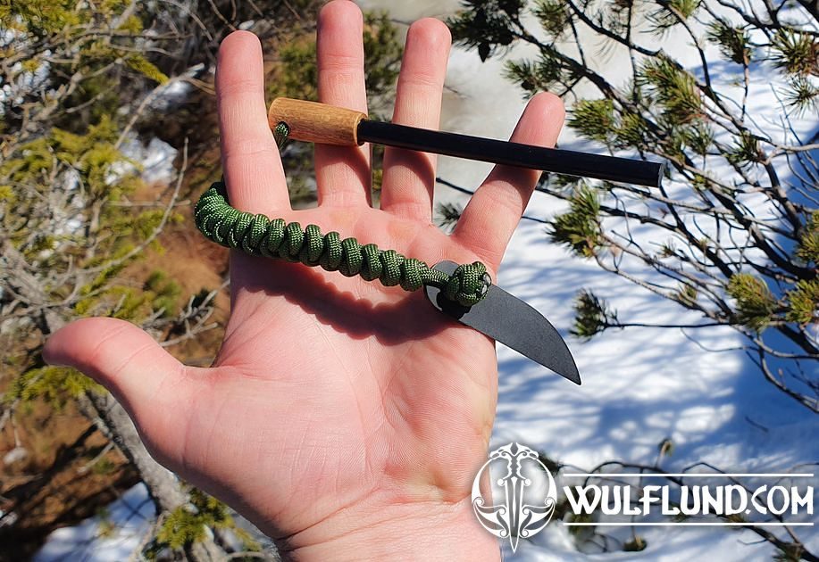 FIRESTARTER 50 mm, paracord Bushcraft Bushcraft, reenactment, handwerk