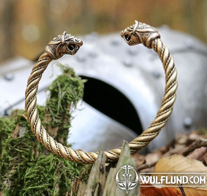 FLÓKI, Viking Brass Bracelet by Wulflund Drakkaria bronze historical jewels  Jewelry - bronze, zinc, bijouterie We make history come alive!