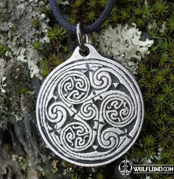 Celtic Never Ending Spiral amulet