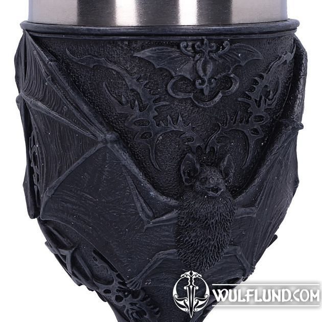 VAMPIRE Gothic Bat Goblet 18.5 cm mugs, goblets, scarves Decorations