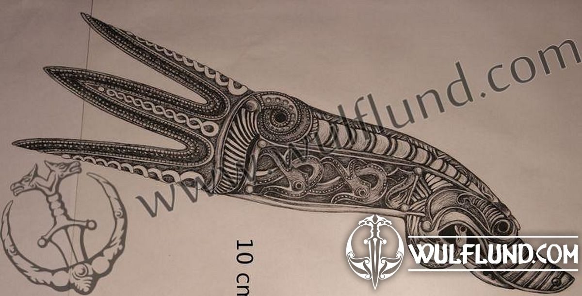 Drinking Horn Terminal Chape Wulflund