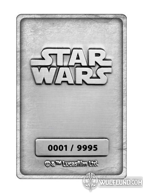 Star Wars Shadows of The Empire Embossed Metal Collector cards