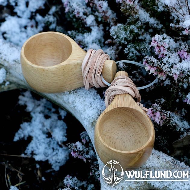 Finnish Kuksa Aurora Borealis, 1dl dishes, spoons, cooperage Wood We make  history come alive!