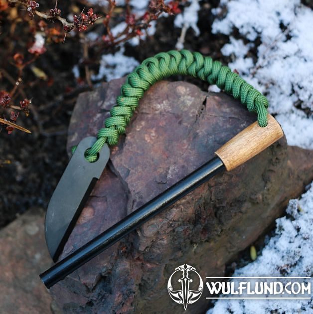 FIRESTARTER 50 mm, paracord Bushcraft Bushcraft, reenactment, handwerk
