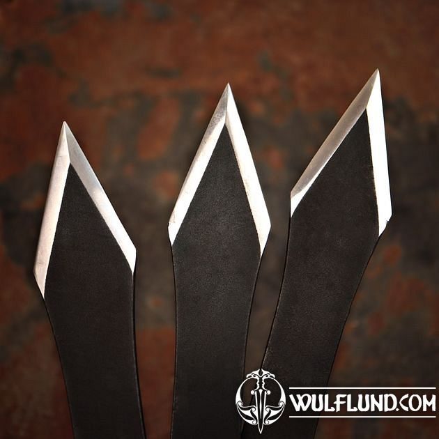 WHITE SHARK THROWING KNIVES, set of 3 Sharp Blades - throwing knives  Weapons - Swords, Axes, Knives 