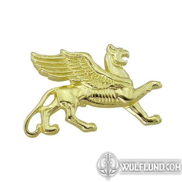 Gold Griffin Lewis  Magnet for Sale by Donkolio