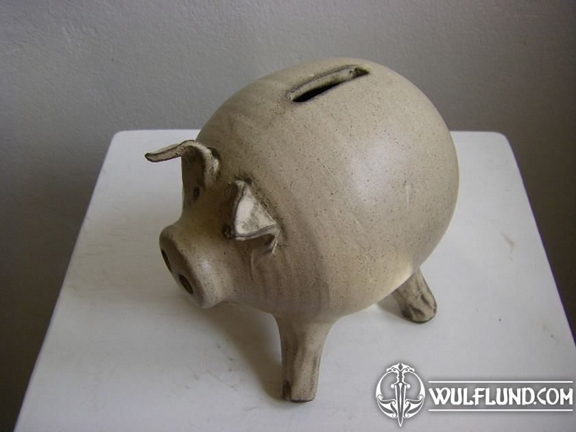 PIG ceramic money box Traditional Czech ceramics Ceramics, Glass
