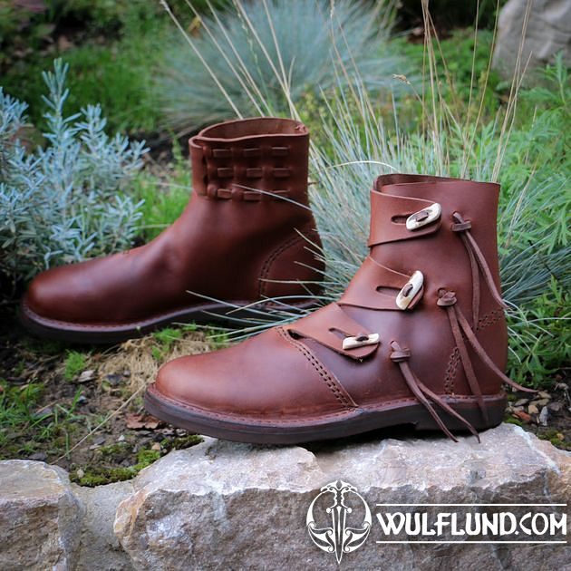OARSMAN, early medieval shoes viking, slavic boots footwear, Shoes,  Costumes - wulflund.com