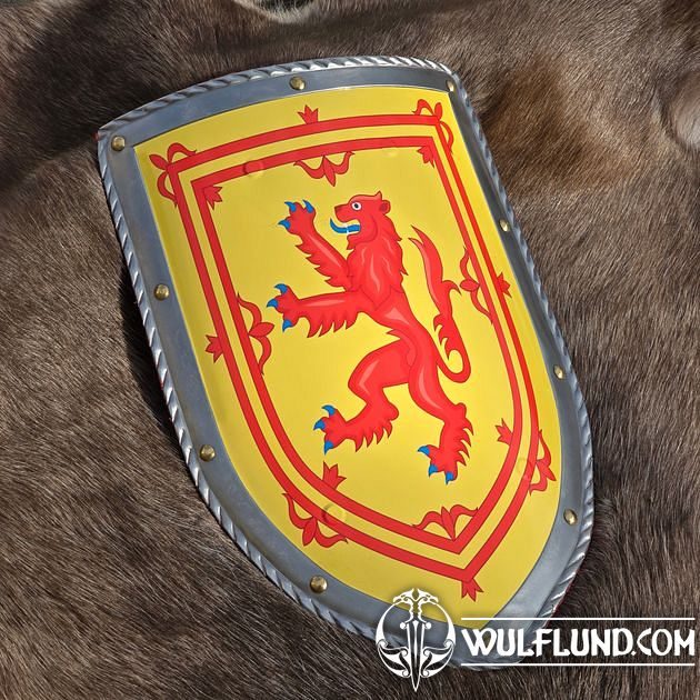 ECOSSE, BOUCLIER MÉDIÉVAL métal, fait main Boucliers peints et