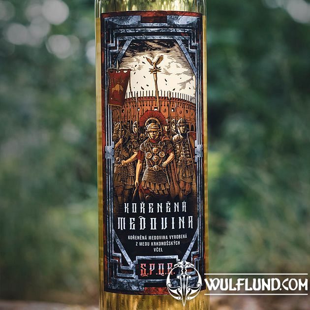 S.P.Q.R. Medovina kořeněná 500ml mead Mead, Honey Manufacture of jewellery