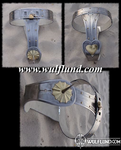 Chastity Belt for Women Armor Parts Armour Helmets, Shields 
