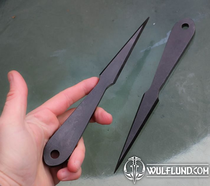 SPEAR Throwing Knife Black Drakkaria Wurfmesser Wurfmesser Sport