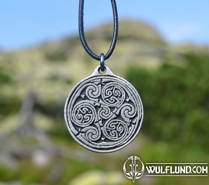 Celtic Never Ending Spiral amulet