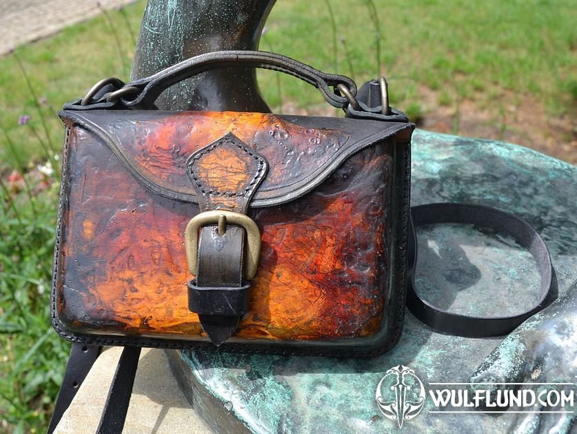 VOLCANO, leather shoulder bag bags, sporrans Leather Products We make  history come alive!