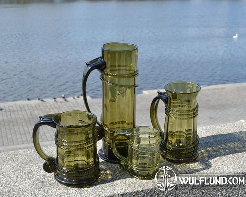 Small Beer Glass historical glass Ceramics, Glass