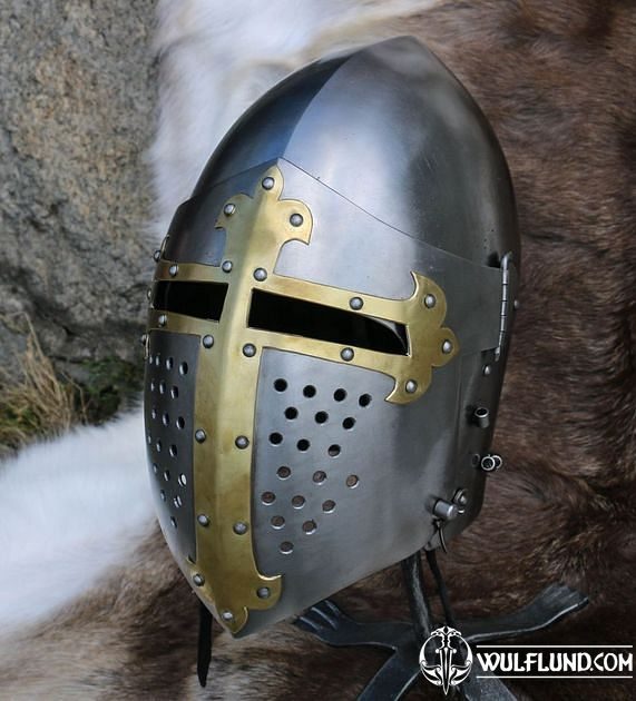 MEDIEVAL VISOR HELMET, combat 2 mm Wulflund.com - Manufacture of ...