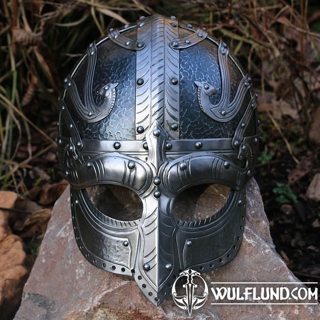 SLEIPNIR, a luxurious Viking helmet Viking Helmets Helmets, Armour 