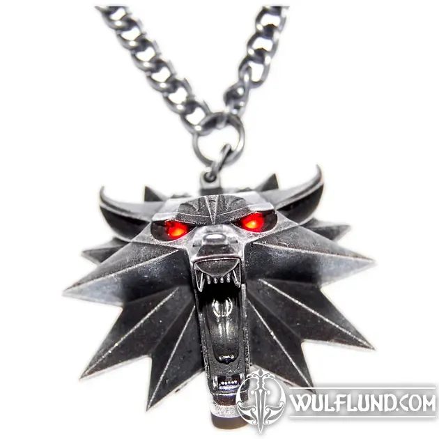 WITCHER TALISMAN with red LED eyes The Witcher Licensed Merch - films,  games - wulflund.com