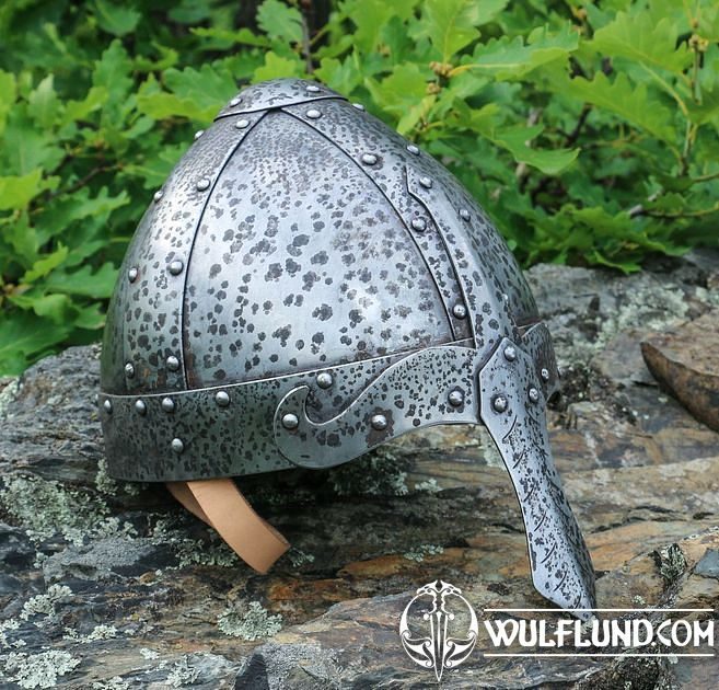 Casque Nasal Viking Médiéval En Acier - Déguisement, Reconstitution, LARP - Taille Unique (env. 26 Pouces)