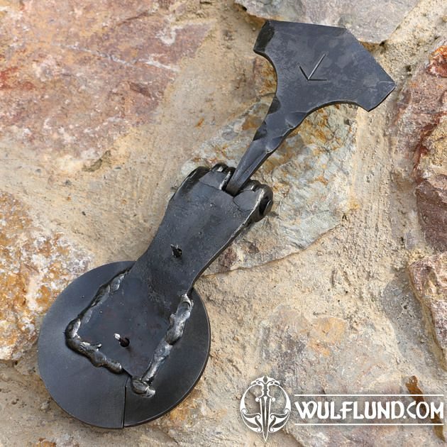THOR'S HAMMER and SHIELD door knocker products Smithy Works