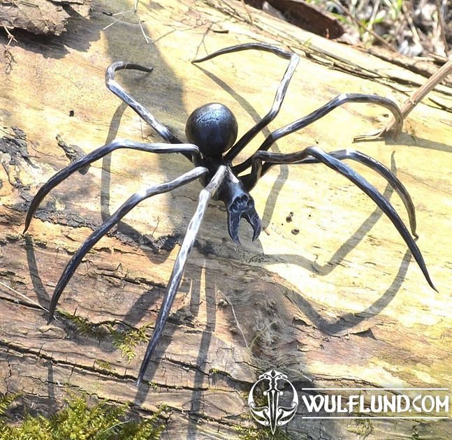 BLACK WIDOW, forged spider figure produits forgés Fer forgé et monnaie -  wulflund.com