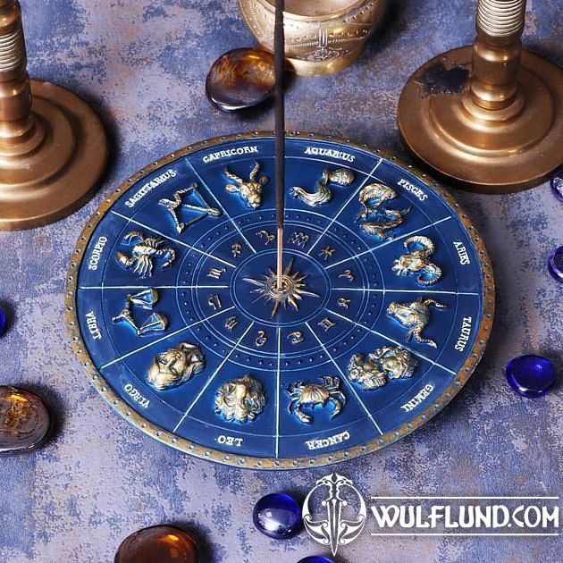 Zodiac Incense Burner 16.5cm aromatherapy oils Magic We make history