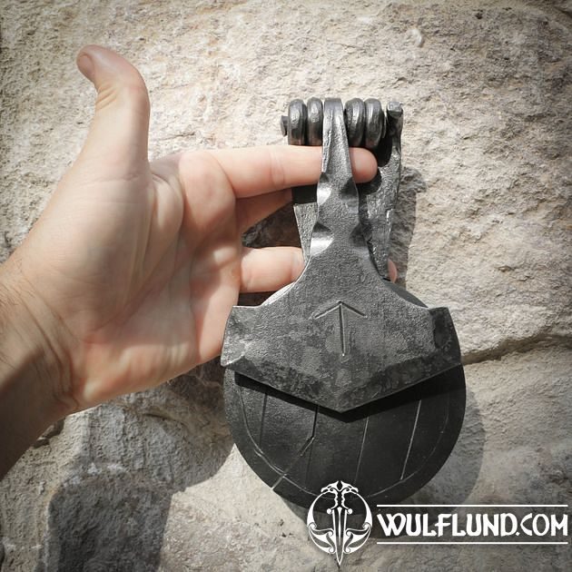 THOR'S HAMMER and SHIELD door knocker products Smithy Works