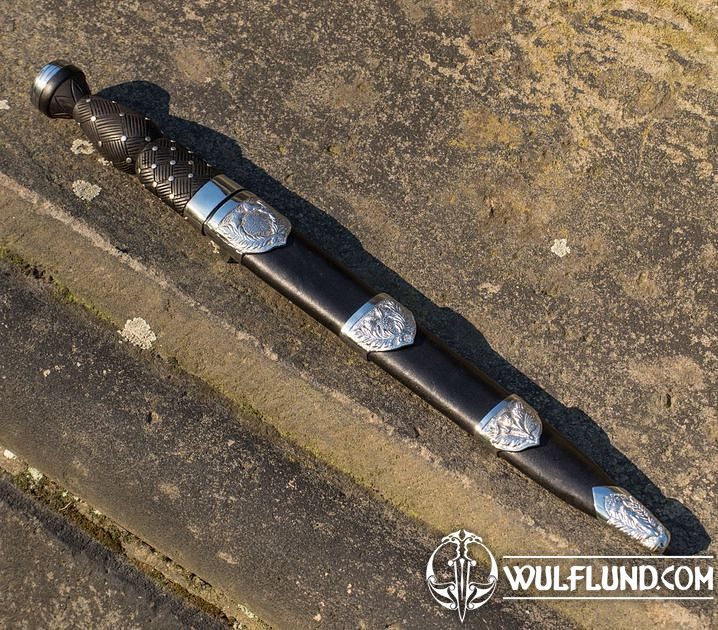 DIRK, Schottland, Dolch mit Disteln Historische Messer Messer, Waffen