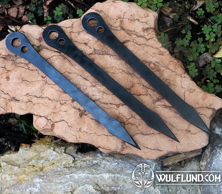 VENGEANCE THROWING KNIVES, set of 3 Sharp Blades - throwing knives Weapons  - Swords, Axes, Knives 