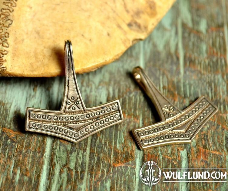 BRONZE DANISH THOR HAMMER, isle of Bornholm, replica