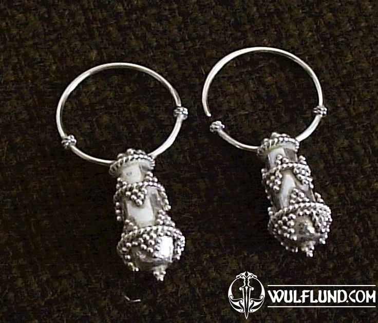 EARLY MEDIEVAL EARRINGS, Slavic, Ag 925 filigree and granulated replica  jewels silver jewels, Jewellery - wulflund.com