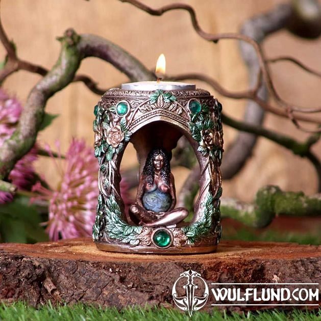 Mother Earth Tea Light 7cm Candle Holders Figures Magic We Make