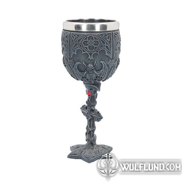 Vampires Goblet Gothic Horror Bat Wine Glass 18.8 cm mugs, goblets