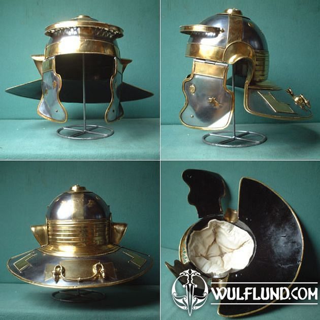 Roman Niedermoermter Helmet, replica Romänische und Keltische Helme