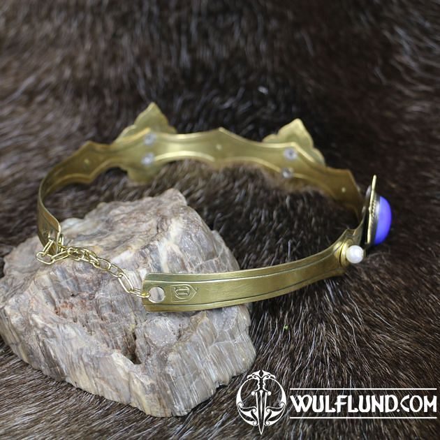 Minkissy Barocke Königin Krone – Vintage-Diadem Mit Strass, Bronzefarben, Für Hochzeit, Halloween & Partys
