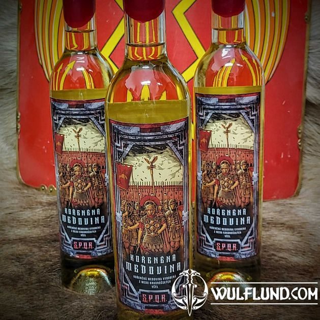 S.P.Q.R. Medovina kořeněná 500ml mead Mead, Honey Manufacture of jewellery