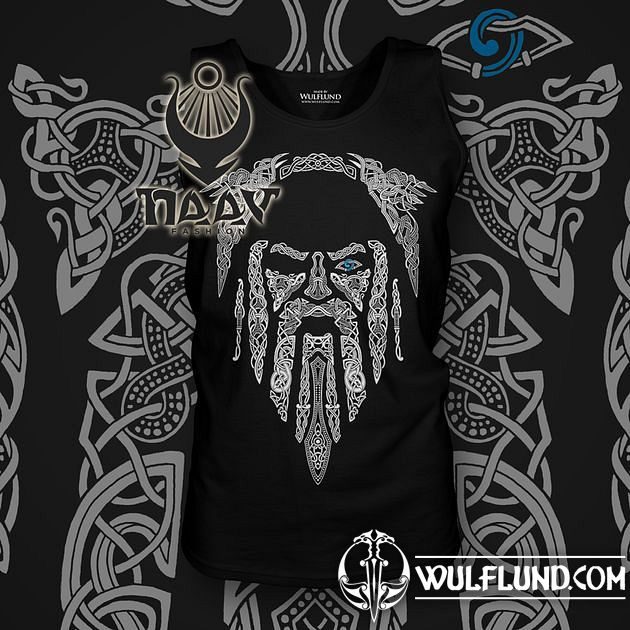 Odin's Spear Men's Viking T-shirt Black - Northlord