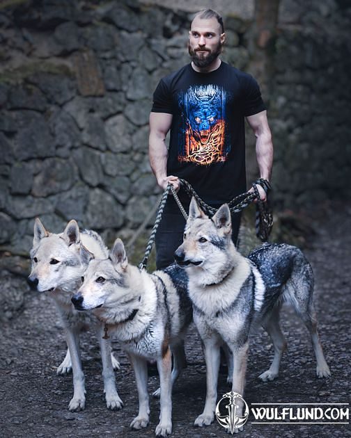 FENRIR, VIKING WOLF, T-shirt Naav Pagan T-Shirts Naav fashion T