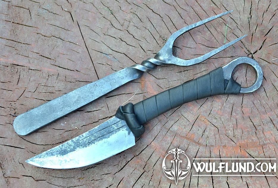 Hand Forged Knife With Twisted Handle Made to Order Rustic Archaeology  Inspired Celtic Design Blacksmith Made Collectable 