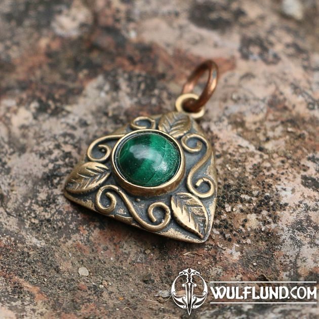 Pendentif Harpe Celtique En Bronze - Environ 30x17 Mm - Design à Nœuds Celtiques Noircis - Pour Homme Et Femme