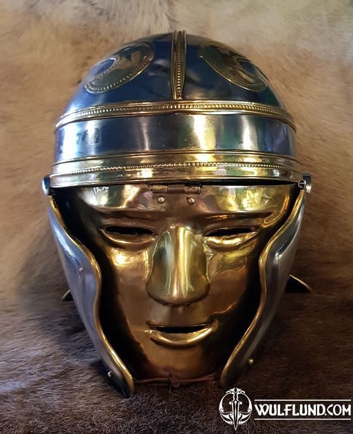 Imperial Gallic Face Helmet Roman and Celtic Helmets Helmets, Armour Helmets,  Shields - wulflund.com