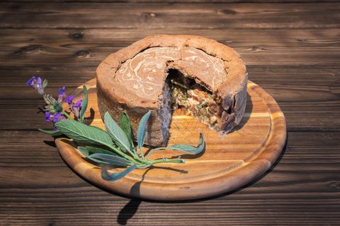 Salmon medieval pate